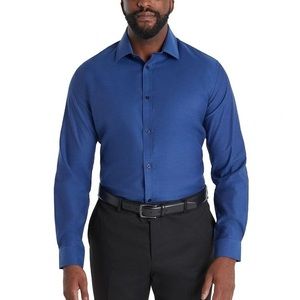 NWT Johnny Bigg Men’s Clark Textured Long Sleeve Dress Shirt Size XL